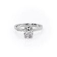 The Caroline Set With A 3 Carat Elongated Cushion Lab Diamond Online Hot Sale