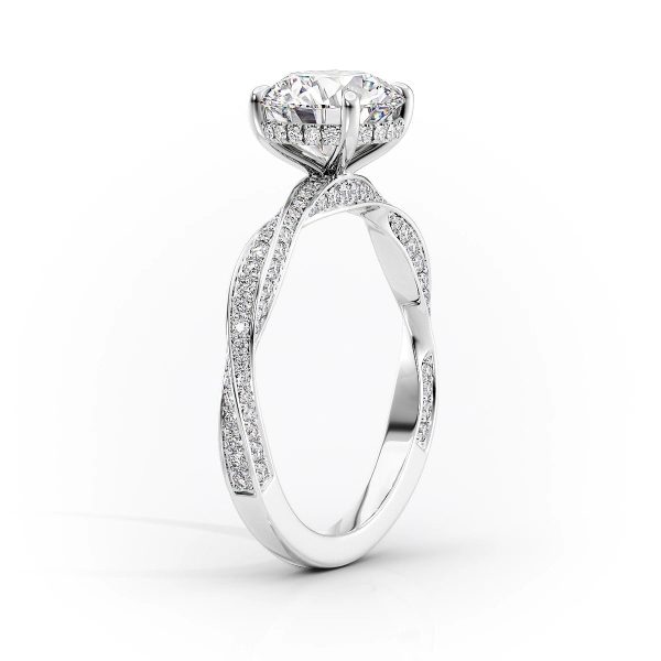 The Caroline Set With A 3 Carat Elongated Cushion Lab Diamond Online Hot Sale