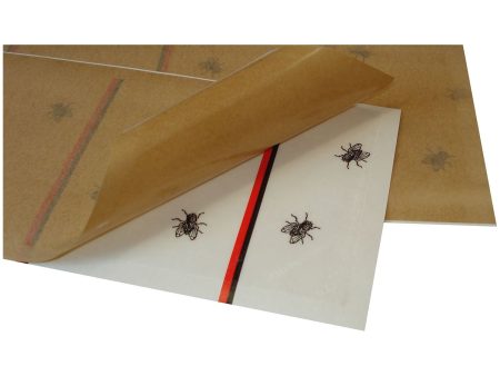 FlyTak Sticky Fly Strips - 12 Sheets on Sale