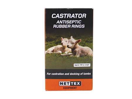 Nettex Agri Castrator Antiseptic Rubber Rings For Sale