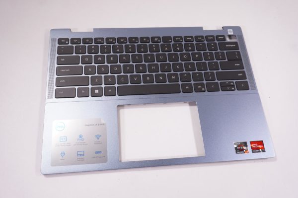 New WJ1MN Dell Laptop US Palmrest Keyboard Lavender Blue Sale