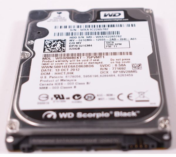 New WD3200BEKT  Laptop 320GB Sata Momentus Hard Drive For Cheap